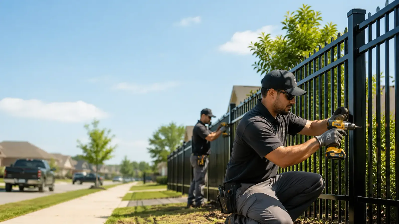Metal Fence Installation in West Bridgewater, MA